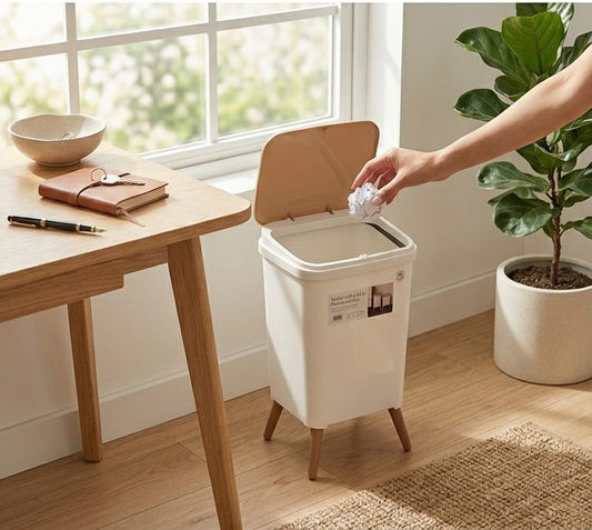 Premium Wooden Dustbin