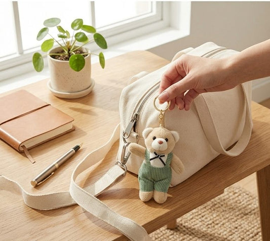 Teddy Plushy Keychain