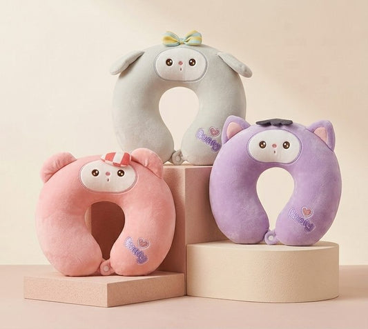 Bunny Travel Neck Pillow (Microfoam)