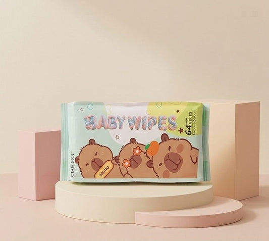 Capybara Wet Wipes Pack (64pcs)
