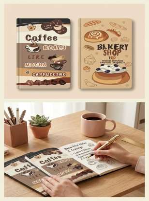 Coffee Cookies Sticky Notes Booklet