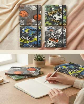 Football Print Big Diary