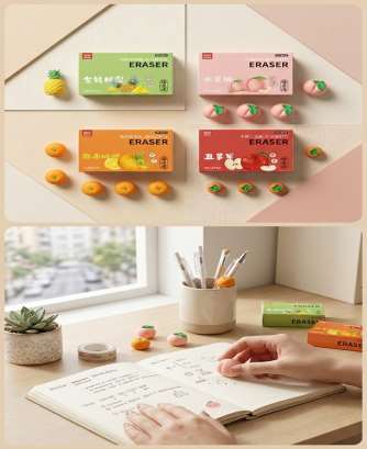 Fruit Carton Eraser