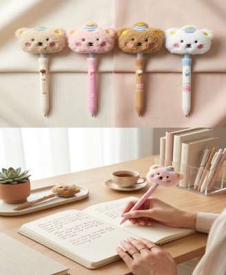 Furry Head Pens