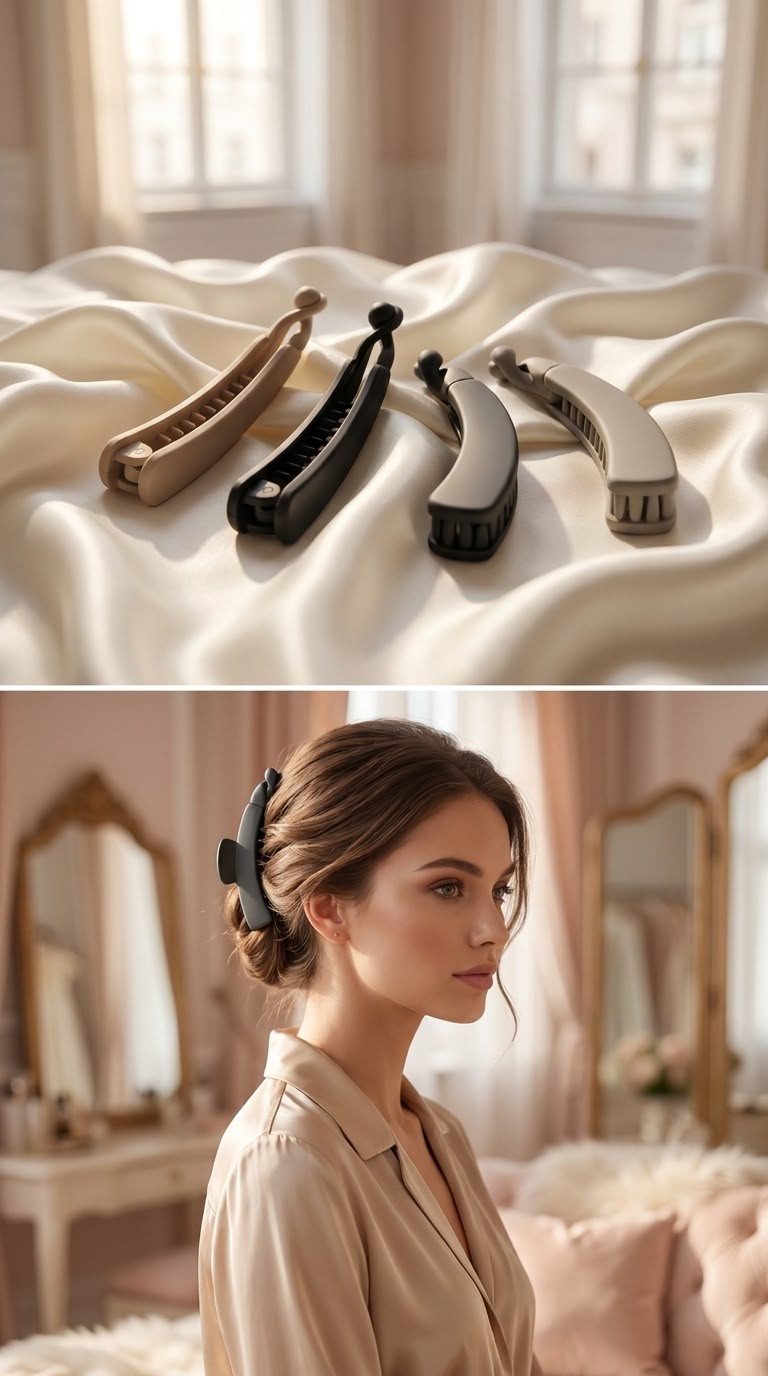 Long claw clips (neutral tones)