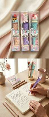 Luxe Ice Cream Eraser