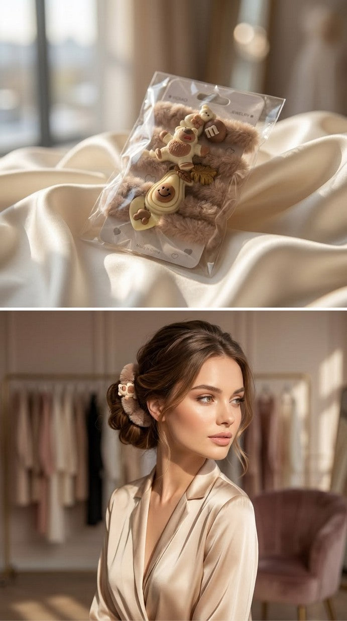 Mini scrunchies pack (neutral)